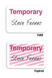Tempbadge Manually Issued Badges