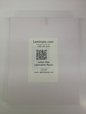 Letter Size Laminating Pouches