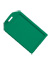 Green Rigid Plastic Luggage Tag Holder